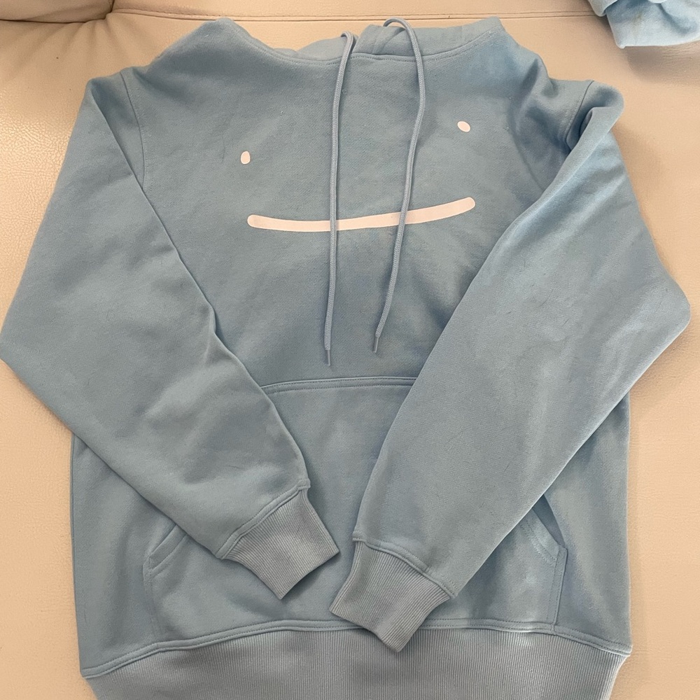 Blue Dream Smile Pullover Hoodie Sweatshirt